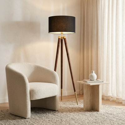 Lampe sur pied tambour Lumina