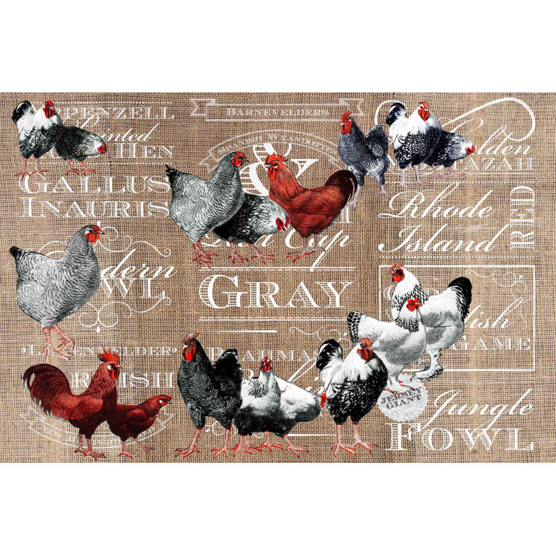 " Chicken Burlap "