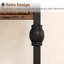 Industrial 2-Tier Bedside Table – Space-Saving Nightstand with Drawer & Open Shelf, Rustic Brown & Black Side Table for Bedroom, Living Room, Study-316197464-316197477-316197478