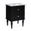 Meuble-lavabo 24 po avec lavabo en céramique