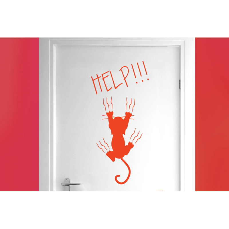 Animals Wall Decal, Orange