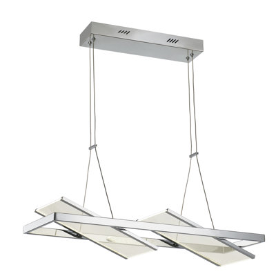 Merlyn 2 - Light Dimmable LED Rectangle Chandelier