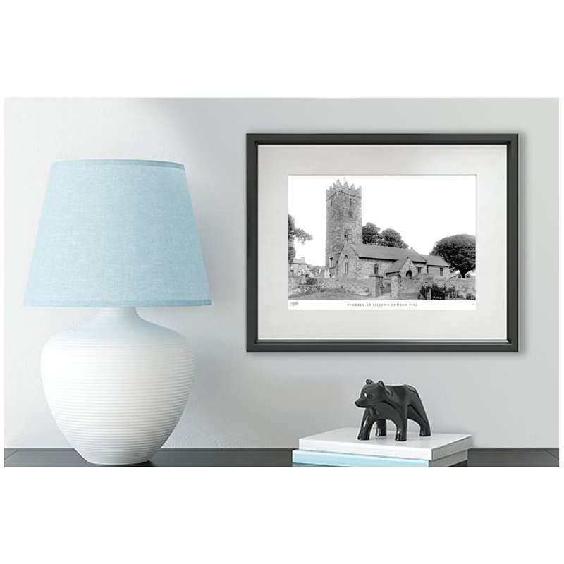 Pembrey, St Illtyd's Church 1936 by Francis Frith - Single Picture Frame Print, 45cm H x 60cm W x 2.3cm D