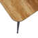 Cullompton Extending Dining Table (tab904,120-150cm) With Light Oak Effect Top And Black Legs