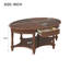 Table basse vintage rétro avec tiroir et tablette de rangement-511876652