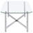 Linda Chrome 3-piece Coffee Table Set