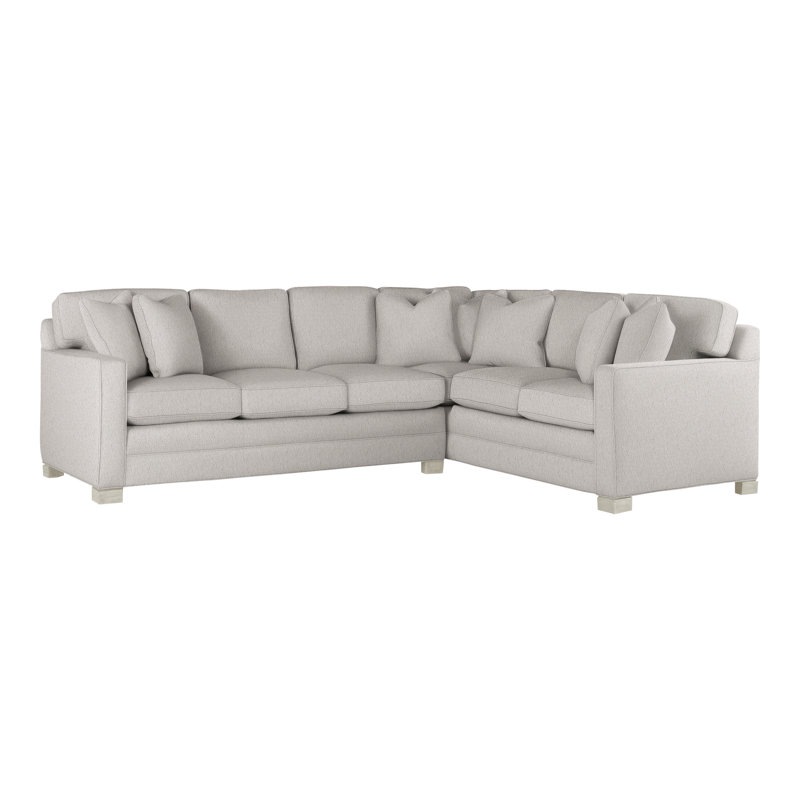 American Bungalow 2-Piece Hillcrest L-Sectional, Navada Granite, Wrenn