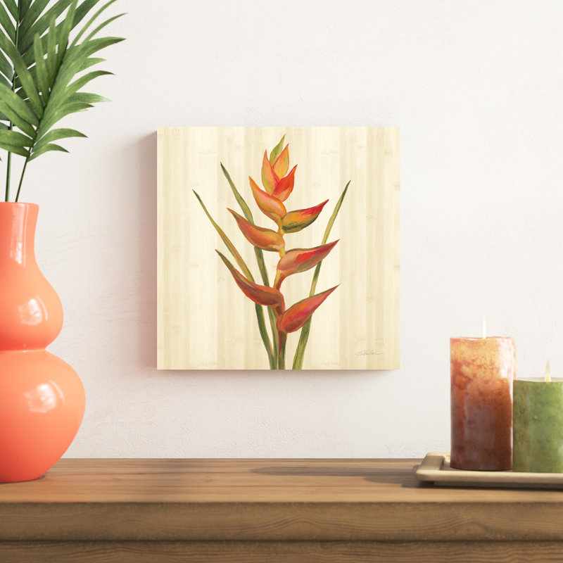 «Tropical Garden I» par - Impression sur toile tendue, H 12 po x l 12 po