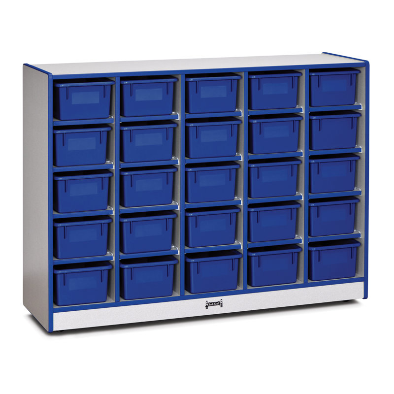 Rangement mobile Rainbow Accents®, H 35,5 po x l 48 po, Bleu, Oui