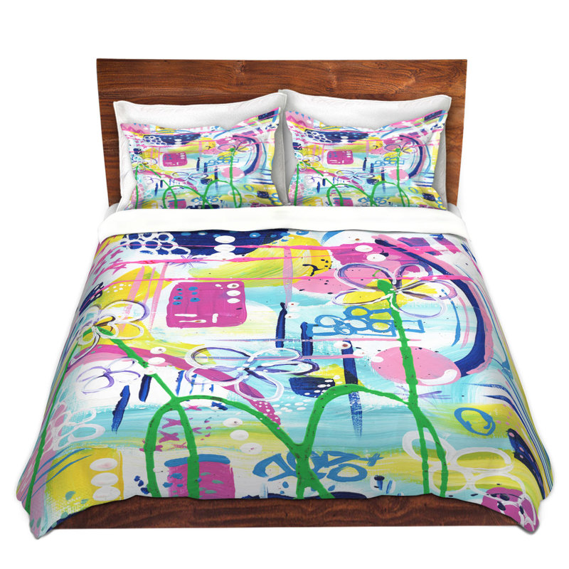 Ensemble de housse de couette simple DiaNoche en microfibre par Shay Livenspargar - Tourbillon