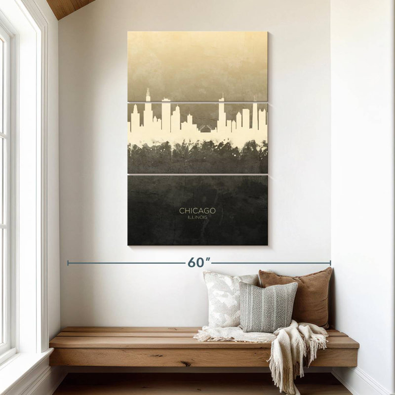 Horizon de Sir Illinois, Chicago, Illinois, H 50 po x l 32 po