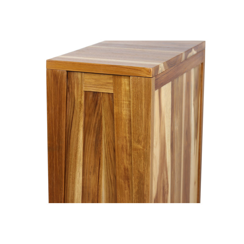 EcoDecors Signifiacado® 12'' Free Standing Bridge or End Bathroom Vanity with Solid Wood Top