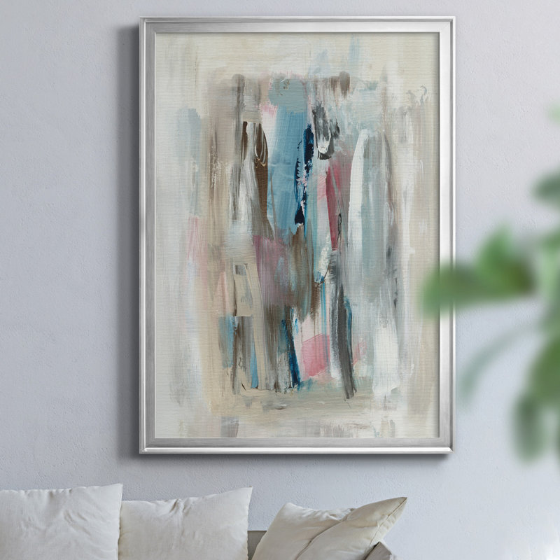 «Rain Shadow I» par J Paul, reproduction d'art sur toile encadrée, H 22,5 po x l 30,5 po x P 1,5 po, Argent