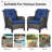 Schutt 22" W Olefin Outdoor Seat/Back Cushion with Removable Zippered Covers-101539916-88582758
