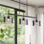 Lustre linéaire pour îlot de cuisine
