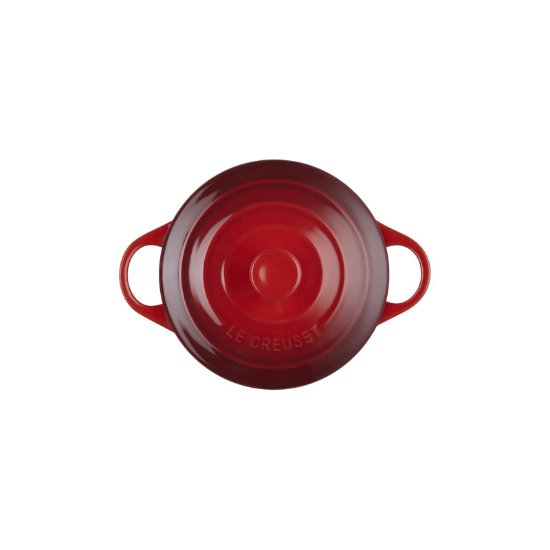 Le Creuset Stoneware Mini Round Cocotte, 14oz., Cerise