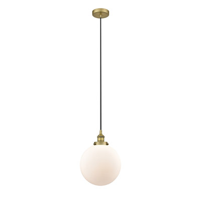 Luminaire suspendu sphère 1 lumière Frederick