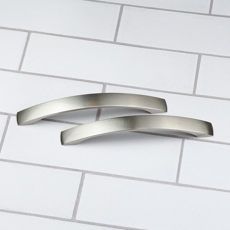 160mm Brushed Nickel Bow Handle