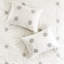 Housse de couette réversible en coton pour lit double / grand lit - 4 pièces, style, motif de broderie et de médaillon, comprend couette, 2 taies décoratives et 1 coussin, tissu lavable à la machine