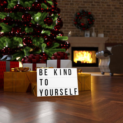 Be Kind to Yourself 1 Piece Wrapped Canvas Wall Art