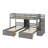 Twin-Over-Twin & Triple-Level Bunk Bed, Complete With Drawers And Staircase Storage