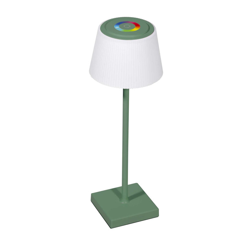 Duanesburg USB Buffet Lamp, Green