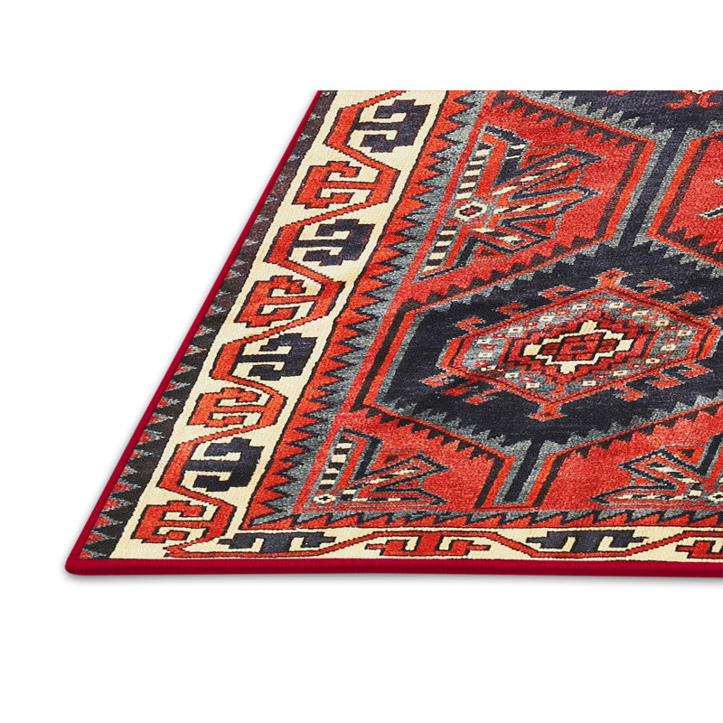 Tapis rouge à motif sud-ouest, Rectangle 5 pi x 8 pi