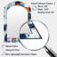 Miroir mural bleu Metropolis-924937037