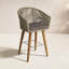 Tabouret de bar d'extérieur avec coussin Capps