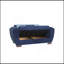Causeuse convertible rembourrée avec rangement, microfibre bleue-1318310857