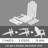 Calik Foldable Outdoor Adirondack Chair-410869091