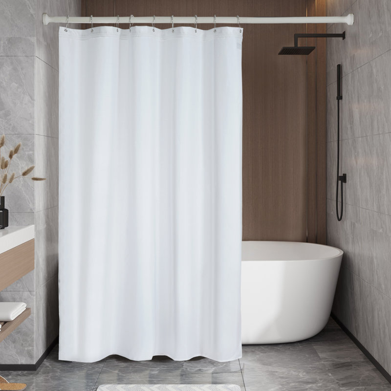 Doublure de rideau de douche réversible Latitude Run® Quick On / Off, blanc, 72 x 72, H 72 po x l 72 po