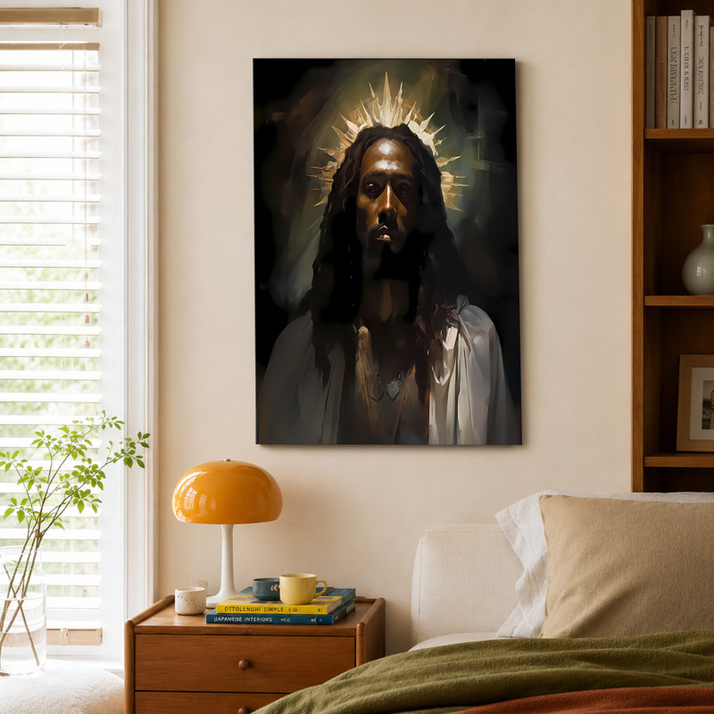«Black Jesus Christ», affiche d'art mural, 12x18inch