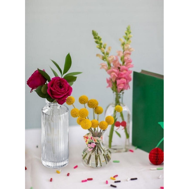 Glass Table Vase, Clear 