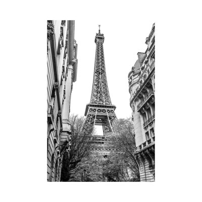 Eiffel Tower III by Susanne Kremer - Wrapped Canvas Photograph