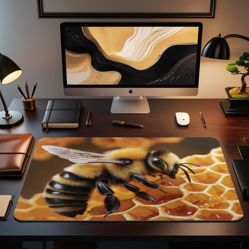 Polyester Desk Pad, 31.5x15.5