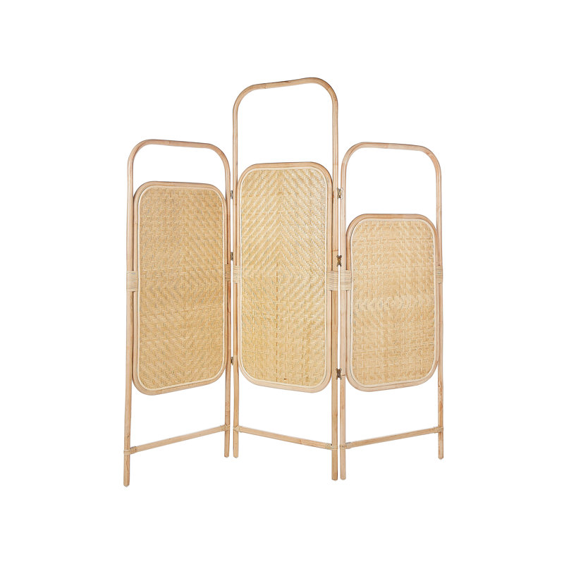 Alexiana 166cm W x 180cm H 3 - Panel Folding Room Divider