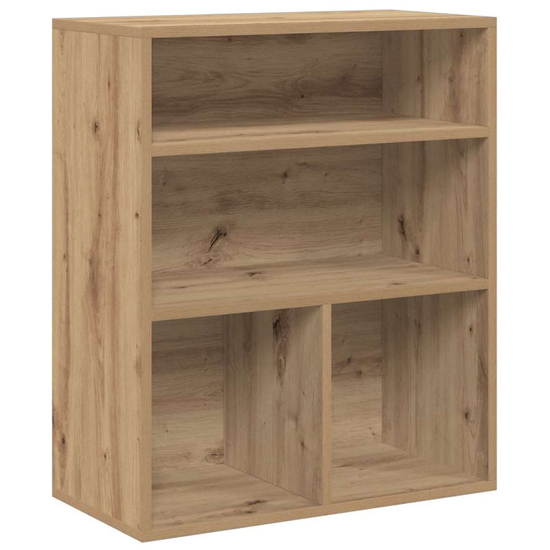 Shivin 71.5cm H x 60cm W Bookcase, Artisan Oak