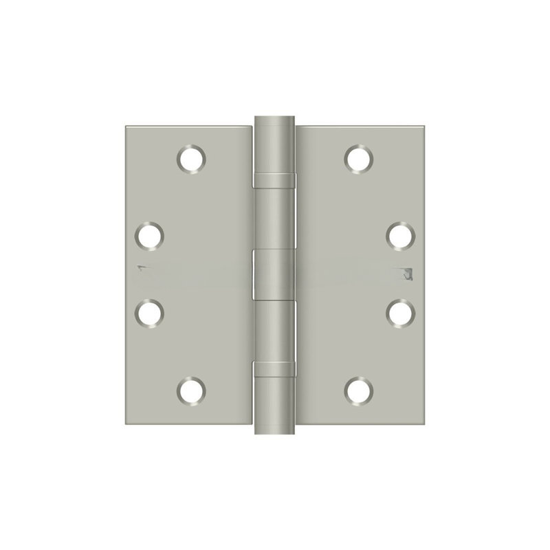 102'' x 102'' Steel Butt Bearing Hinge, Brushed Nickel
