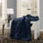 Donna Sharp Peacock Chenille Knit Woven Throw-1541640228