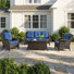 Carolina 5 - Person Patio Conversation Set with Cushions