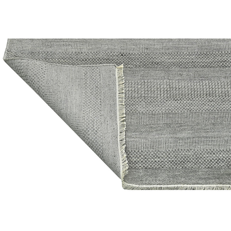 One-of-a-Kind Rectangle 12' x 15' Area Rug in Ivory/Gray/Dark Gray