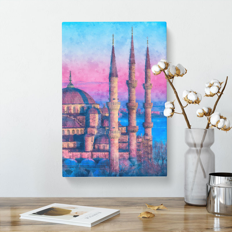 The Hagia Sophia Museum - Wrapped Canvas Painting, 76cm H x 50cm W x 3cm D