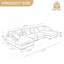 4 Seater Seating Component-400450486