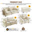 Ensemble de salon 4 pièces en velours Chesterfield-839007323