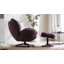 Fauteuil d'appoint avec repose-pieds Anouk-99861132