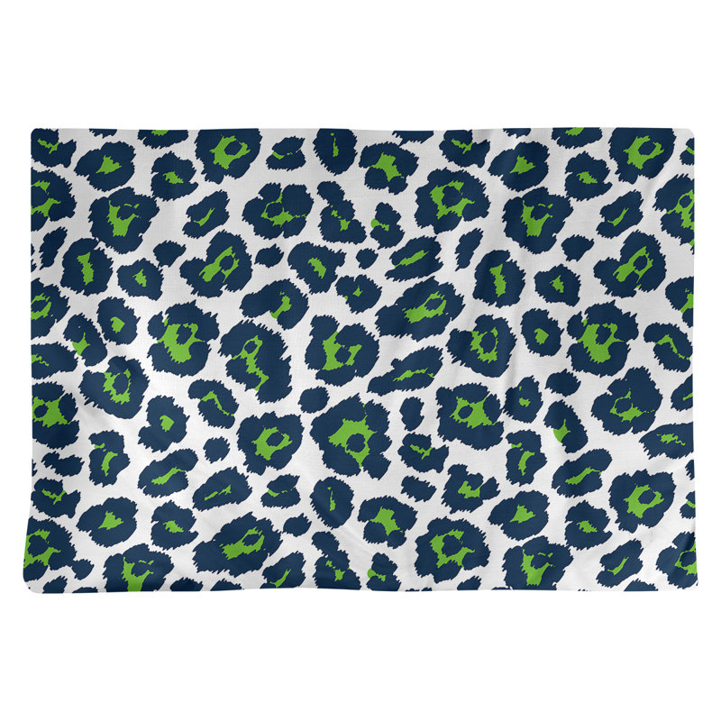 Napperon 18 "à dos de footballeur Seattle, Blanc / vert / bleu marine, Coton