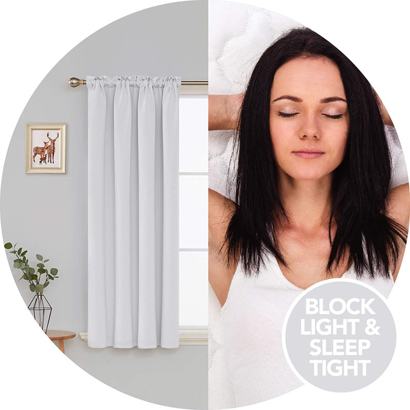 Ashong Blackout Curtain Pair, 38*45, Off White