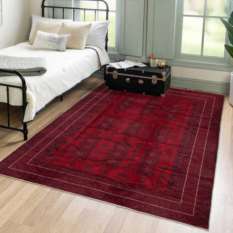 Teimani Red Rug 7'1" x 9'1"
