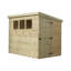 8 Ft. W x 6 Ft. D Shiplap Pent Wooden Shed